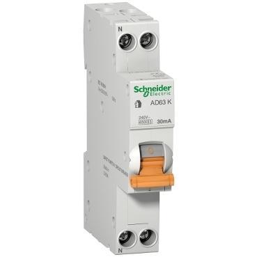 Schneider Electric Domae ELCB/RCCB 2P (1P+N) 10A 30mA - DOM12521