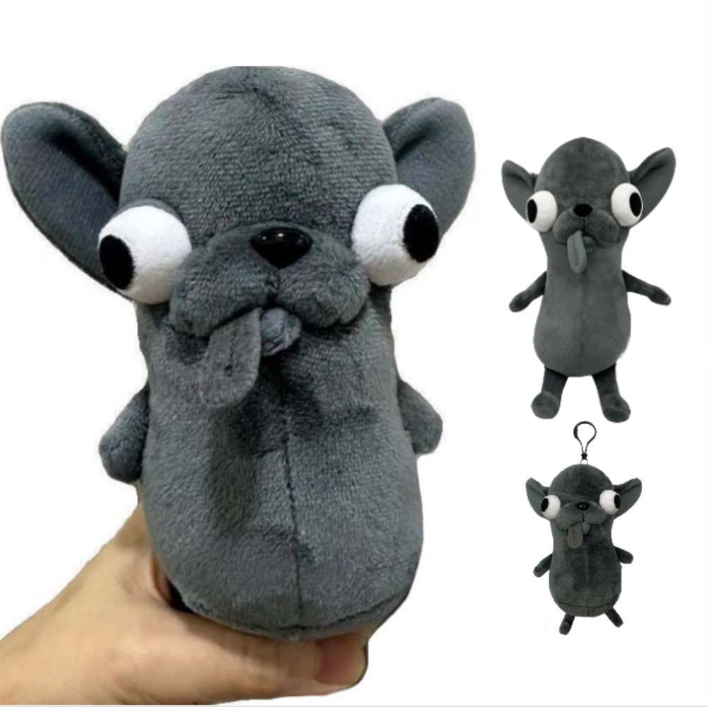 Stuffed Animals Chihuahua Keychain Pendant Puppy Pet Stuffed Chihuahua Doll Realistic Chihuahua