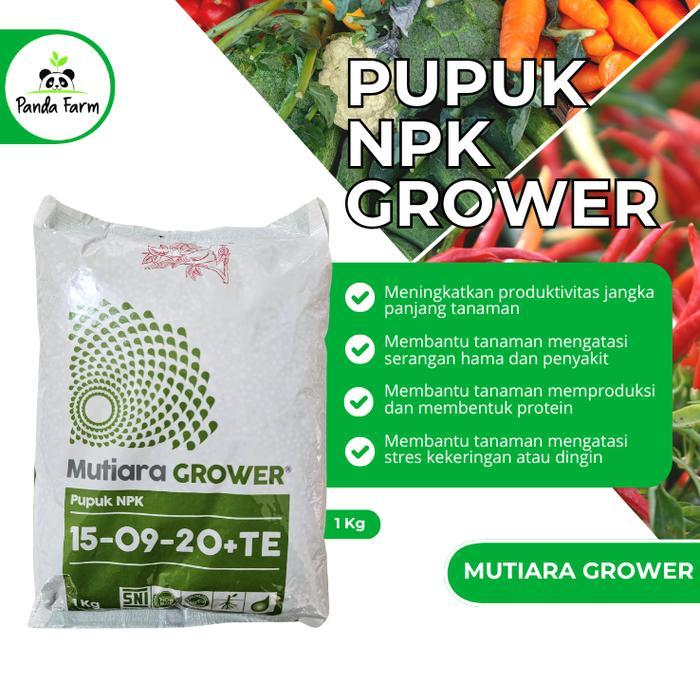 New NPK Mutiara Grower 1kg Kemasan Pabrik
