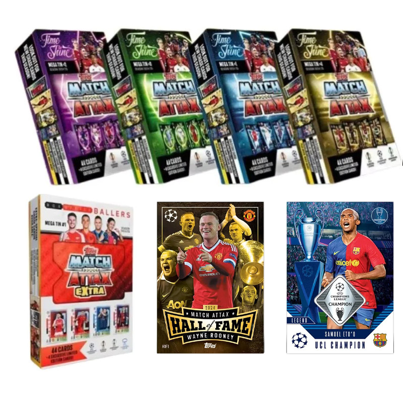 2025 Topps Match Attax Football Mega Tin Box MATCH ATTAX European Championship Football Star