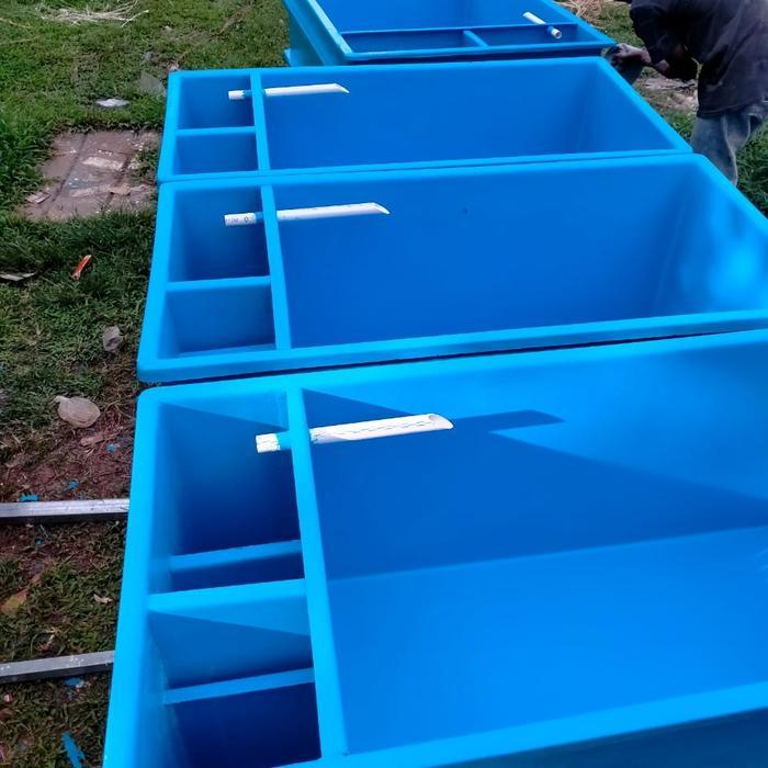 KOLAM IKAN FIBER GELASS +FILTER