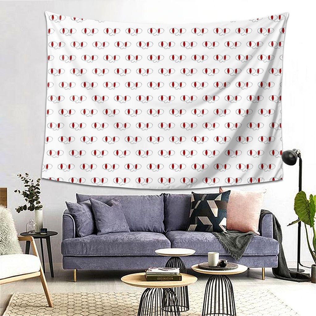 Smoking Neco Arc Tapestry Decoration Art Aesthetic Tapestries for Living Room Bedroom Home Wall