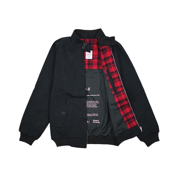 Goster Harrington Jacket - Calid Hitam