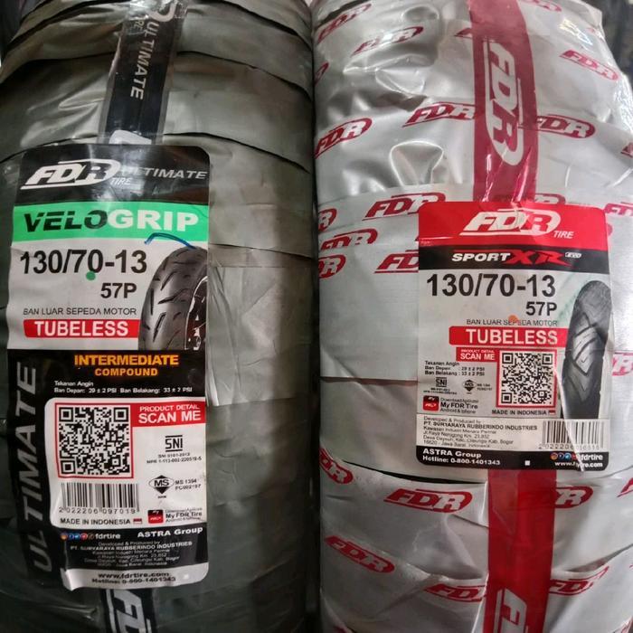 130/70-13 Ban Belakang Nmax Ring 13 FDR Tubeless