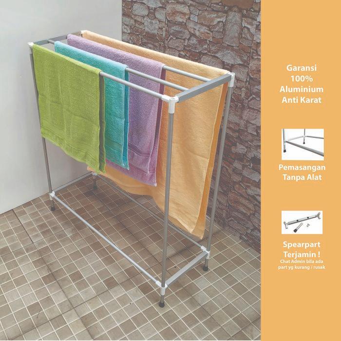 Ikea Home - Jemuran Handuk / Rak Handuk Berdiri Knockdown 4 Handuk