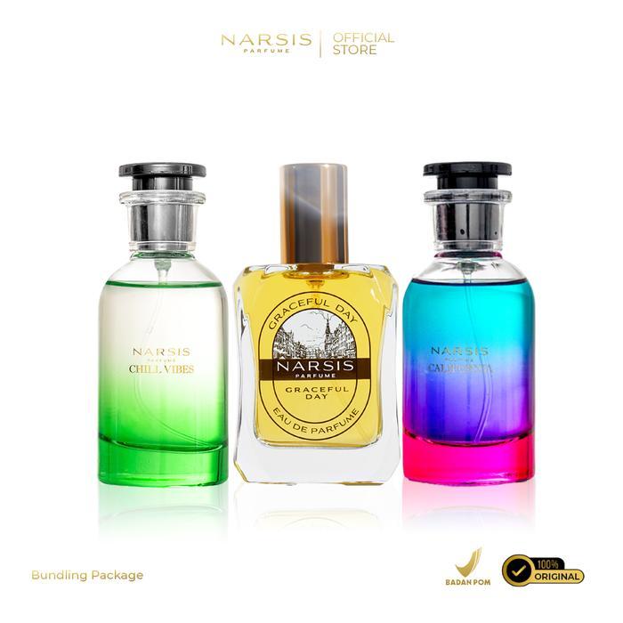 Bundling Package Narsis California Eau De Parfume + Narsis Graceful Day Eau De Parfume + Narsis