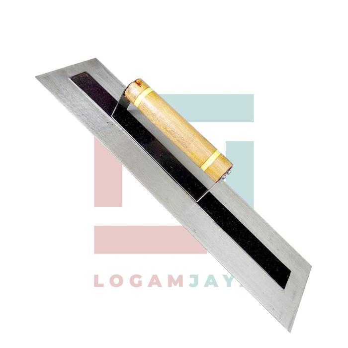PROMO ROSKAM RASKAM 40CM BESI BAJA POLOS / GERIGI PERATA ACIAN / PLASTERING TROWEL PAINT READY