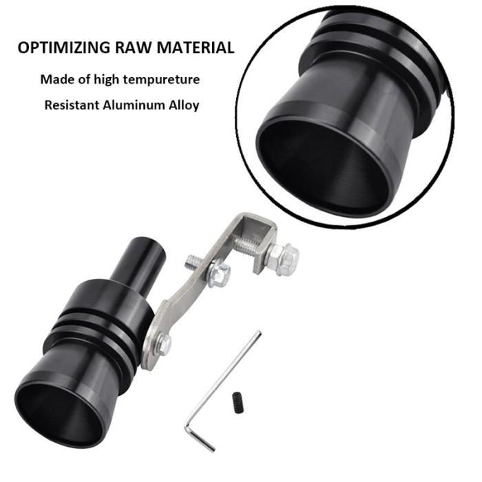 Import Xl Size Black Turbo Sound Whistle Vehicle Refit Device Exhaust For Passat B7 Accessories