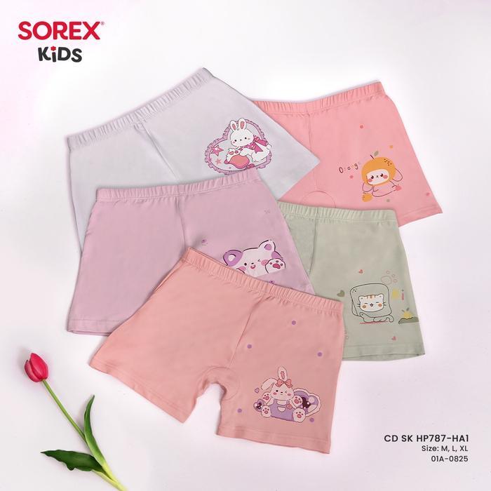 (NYAMAN) MMN CELANA DALAM SHORT ANAK PEREMPUAN CD BOXER SEGIEMPAT MOTIF UNICORN SOREX KIDS BAHAN