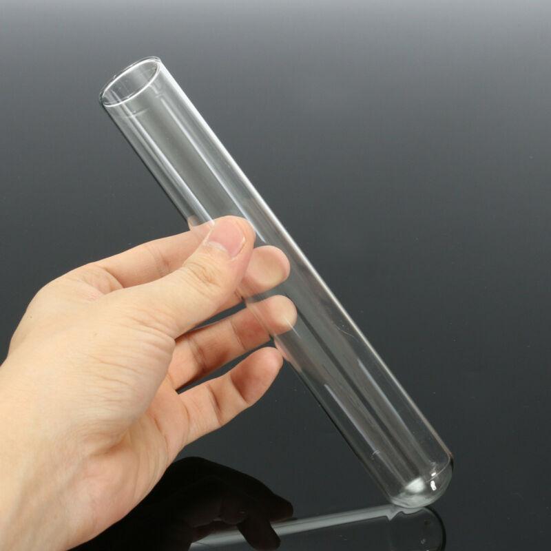 5pcs  Glass Test Tube  BorosilicateGlass High Temperature Resistance Laboratory Chemistry Equipment 