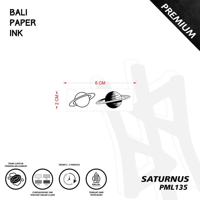 Tato Planet PML135 Premium Stiker Tato By Bali Paper Ink Temporary