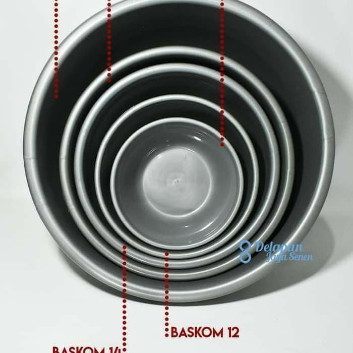 Baskom Air Jumbo Besar Plastik Food Grade Awet Murah Tebal Premium Beeplast Diameter 45CM Bak Basin 