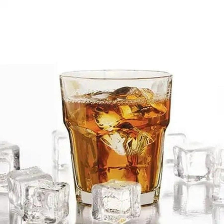 Gelas Tumbler Kecil Pendek Kaca Beling Bening Tebal Murah Tahan Panas Premium Kedaung 355ML Gelas Mi