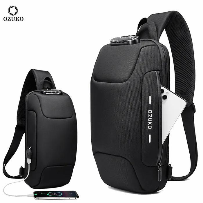 MURAH OZUKO Sling Bag 9223 - Tas Selempang Pria tas selempang cowok sling bag sling bag besar
