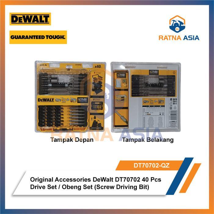 Dewalt DT70702-QZ Mata Obeng Set 40 Pcs Screw Driving Bit Drive Set 40 Dewalt DT 70702