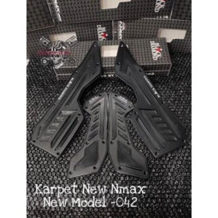 Karpet Motor Nmax-155 2020 - 2022 New Model 042 Original Black Diamond