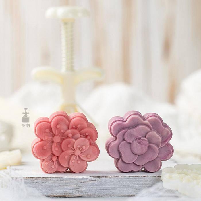 (30GR) CETAKAN NASTAR CETAKAN MOONCAKE MINI CETAKAN BUNGA 30GR