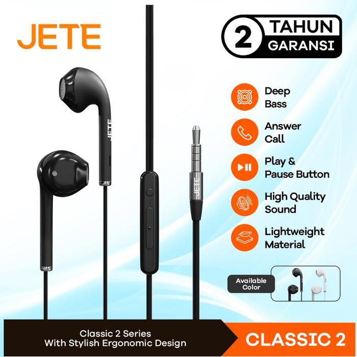 Headset Headphone Handsfree Earphone JETE Classic 2