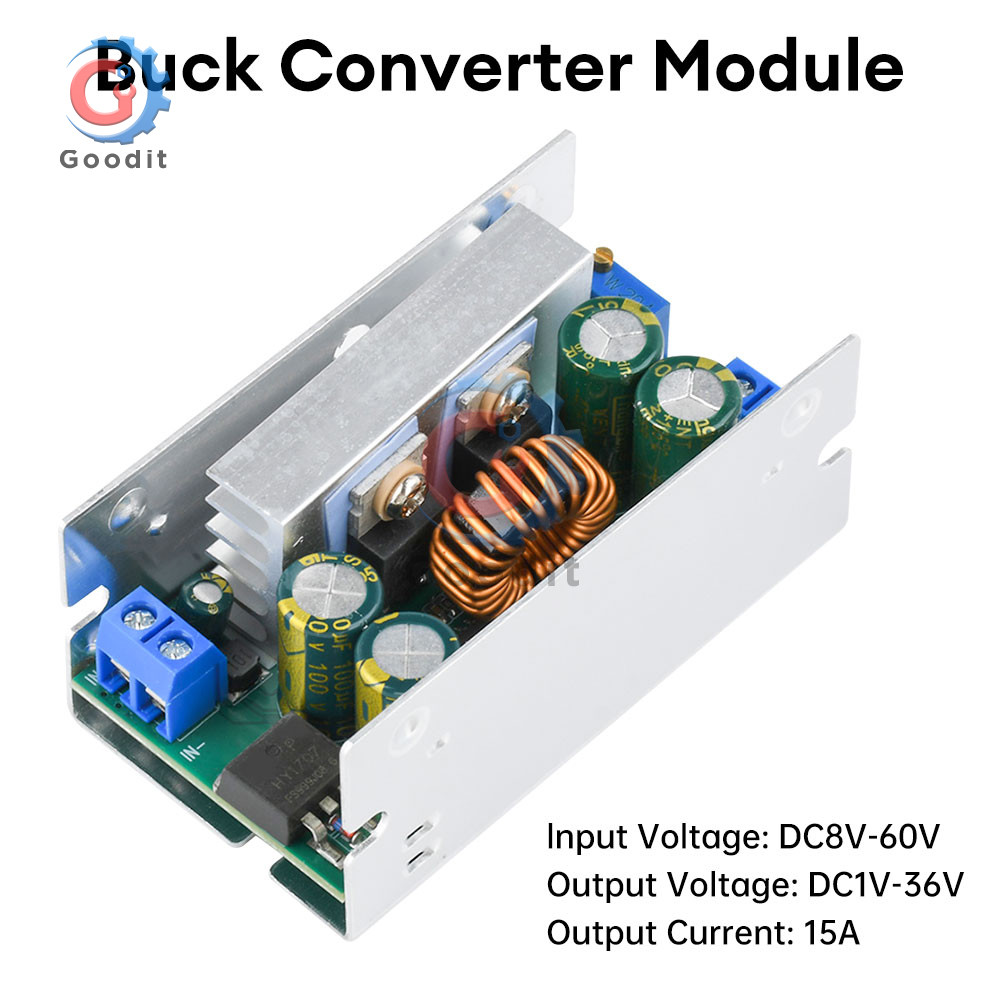 Buck Converter 200W 15A Dc-Dc 8-60V 48V To 1-36V 5V 12V 24V 19V Buck Converter Step-Down Power