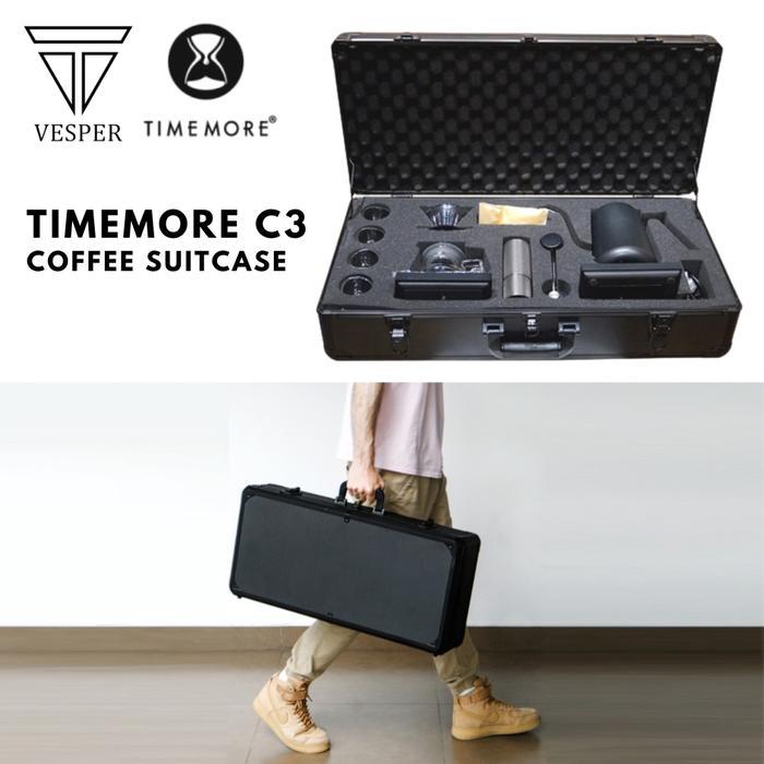 Okravimas - Timemore Coffee Suitcase C3S - Paket Lengkap Alat Kopi Portable Travel Set