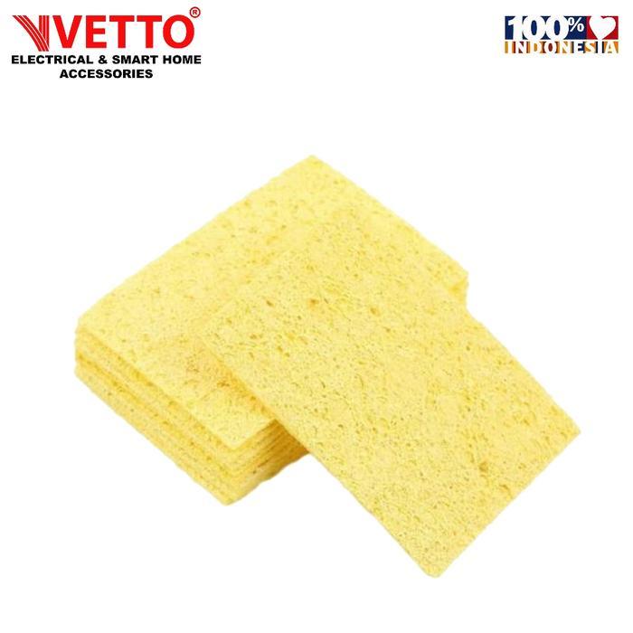 VETTO Spon Solder - Pembersih Mata Solder Spon Kuning