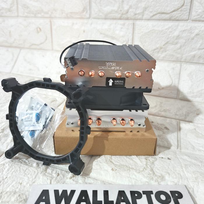 CPU COOLER KIPAS FAN PROCESSOR CPU INTEL AMD TEMBAGA 6 PIPA SUPER