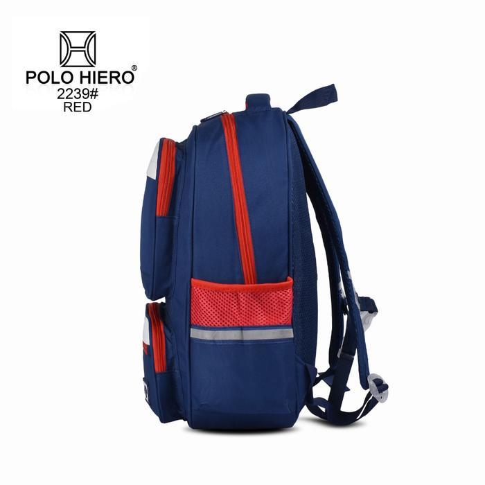 BOOM SALE (TGS) Tas Punggung Polo Hiero 2239 Tas Sekolah Anak Laki-Laki Dan Tas Ransel Anak
