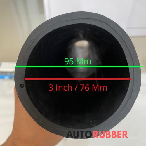 PRODUK Selang Karet 3 Inch Selang Radiator Air Udara 76 Mm