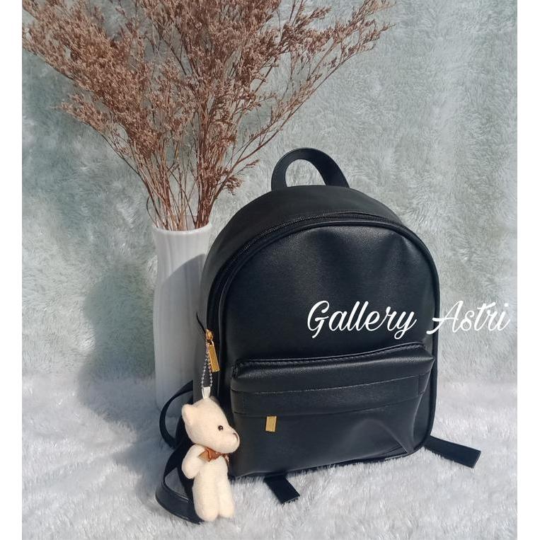 veluna- Gallry Astri-Tas Ransel Wanita Monica One Set Boneka Tas Ransel Terkini Tas Ransel Viral