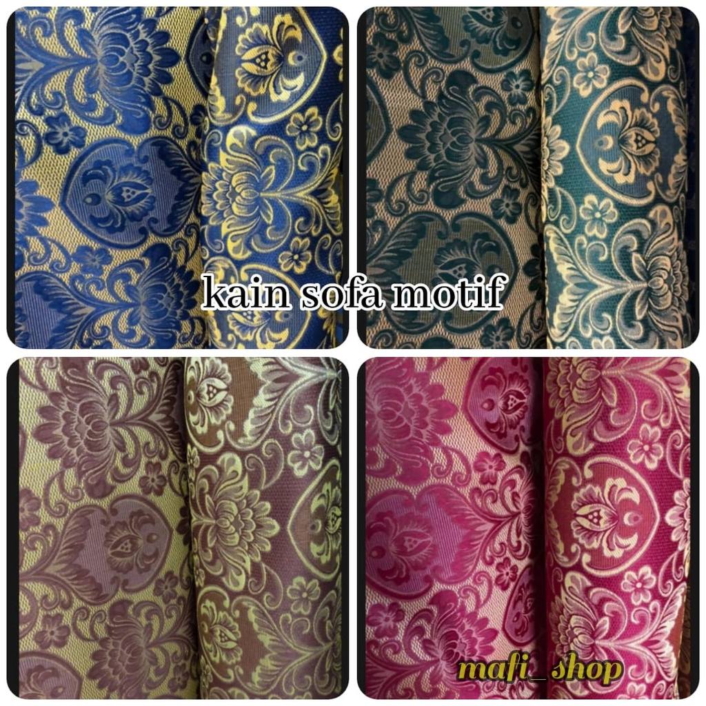 Kain Sofa Meteran // Kain Kursi Motif // Bahan Sofa Meteran ( 0.5 Meter )
