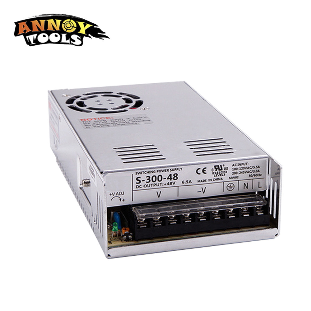 Free Shipping 48V 300W 6.25A Adjustable Smps Power Supply 48V