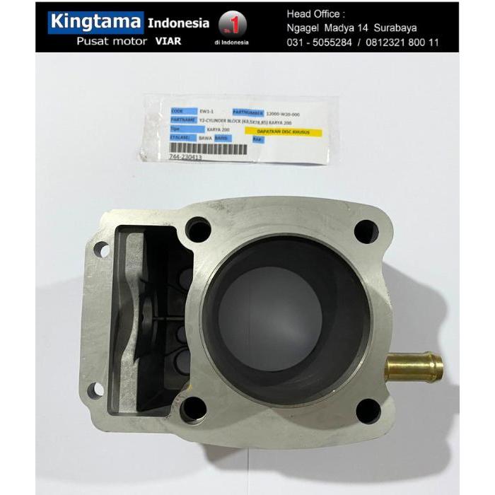 Cylinder Block Karya Viar / Silinder Blok Seher Viar Karya Roda Tiga