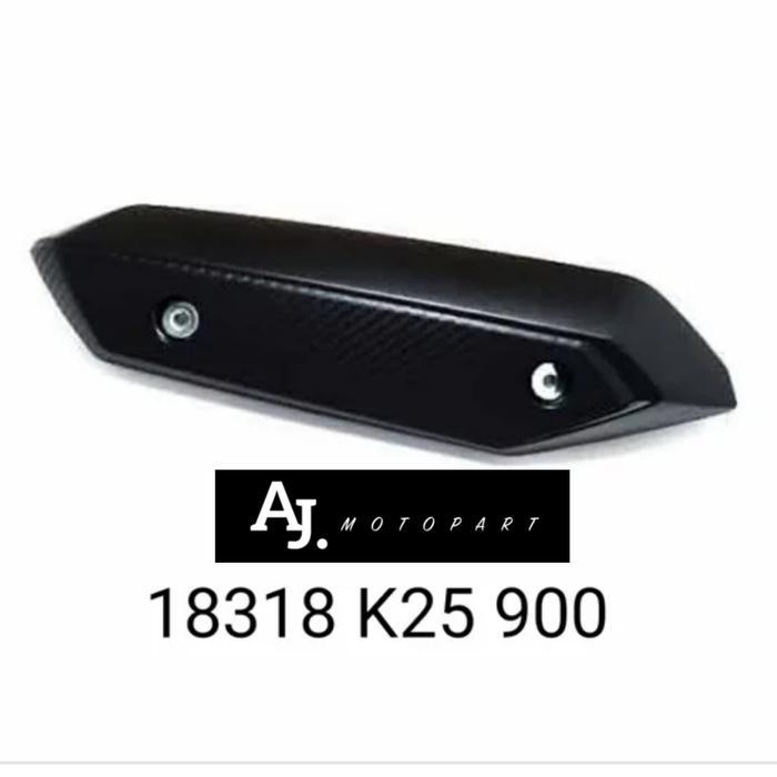 18318-K25-900 tutup knalpot pelindung knalpot beat f1 stater kasar 2013-2014 ori