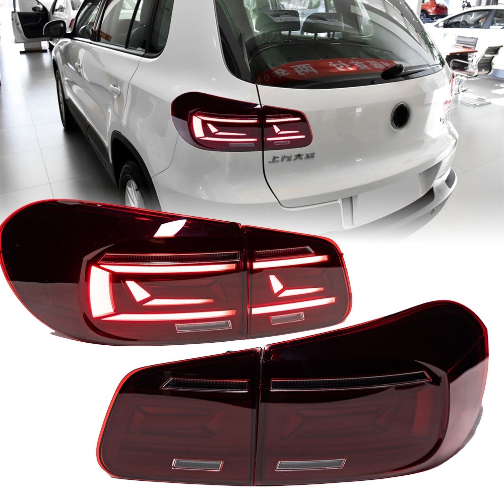 Car For VW Tiguan 2009-2017 Tail Lamp Led Fog Lights DRL Hella Tuning