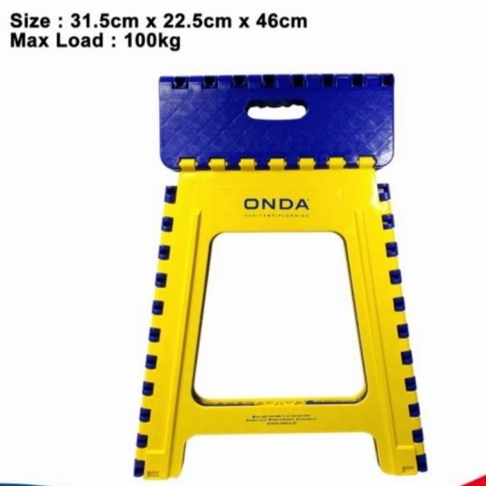 Bangku Kursi Lipat Warung Bakso Plastik Pvc Murah Onda Portable Besar