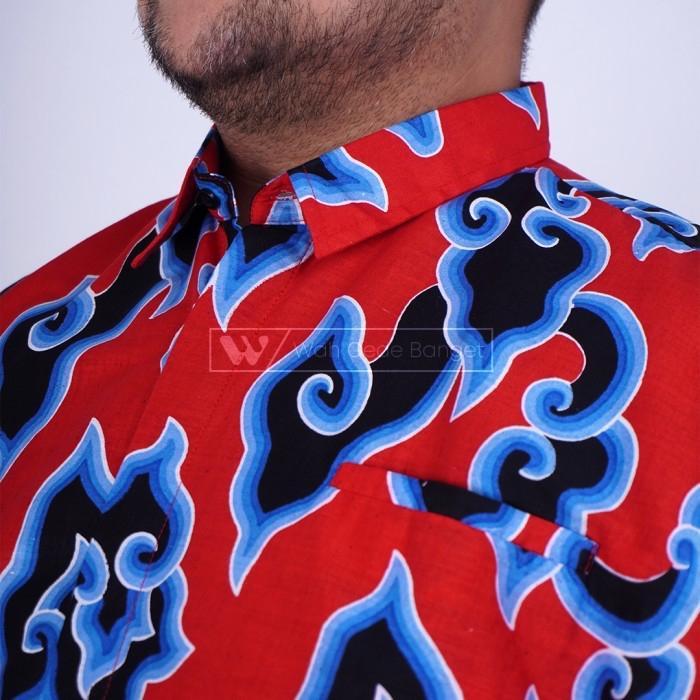 nb4m- Batik Pria Jumbo Big Size Ukuran Besar Xxl Xxxl Wgb Prawira