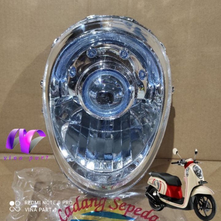 lampu depan honda scoopy fi - variasi anp