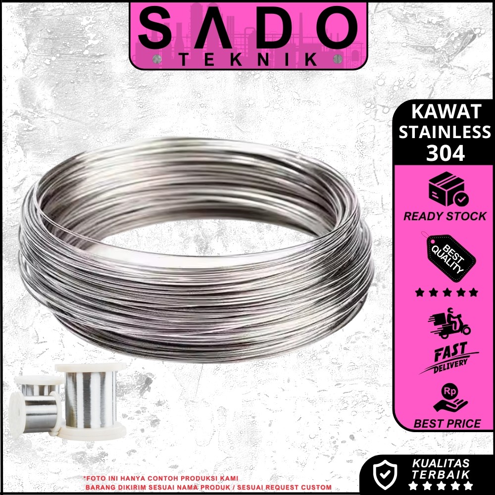 KAWAT STAINLESS HARD 4.0MM  (1KG) / KAWAT STAINLESS KERAS 4.0MM SPRING