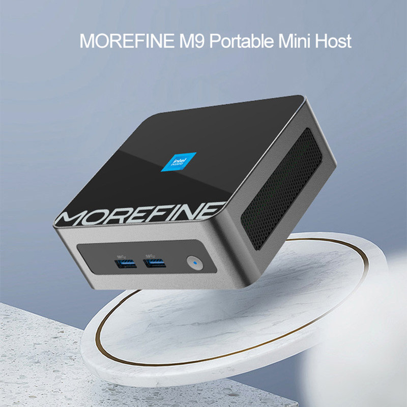 Morefine gamer Mini PC M9 12th Gen Intel Alder Lake i7 1260P N100 N95 DDR4 NVME Win11 2*HDMI2.0 2.5G
