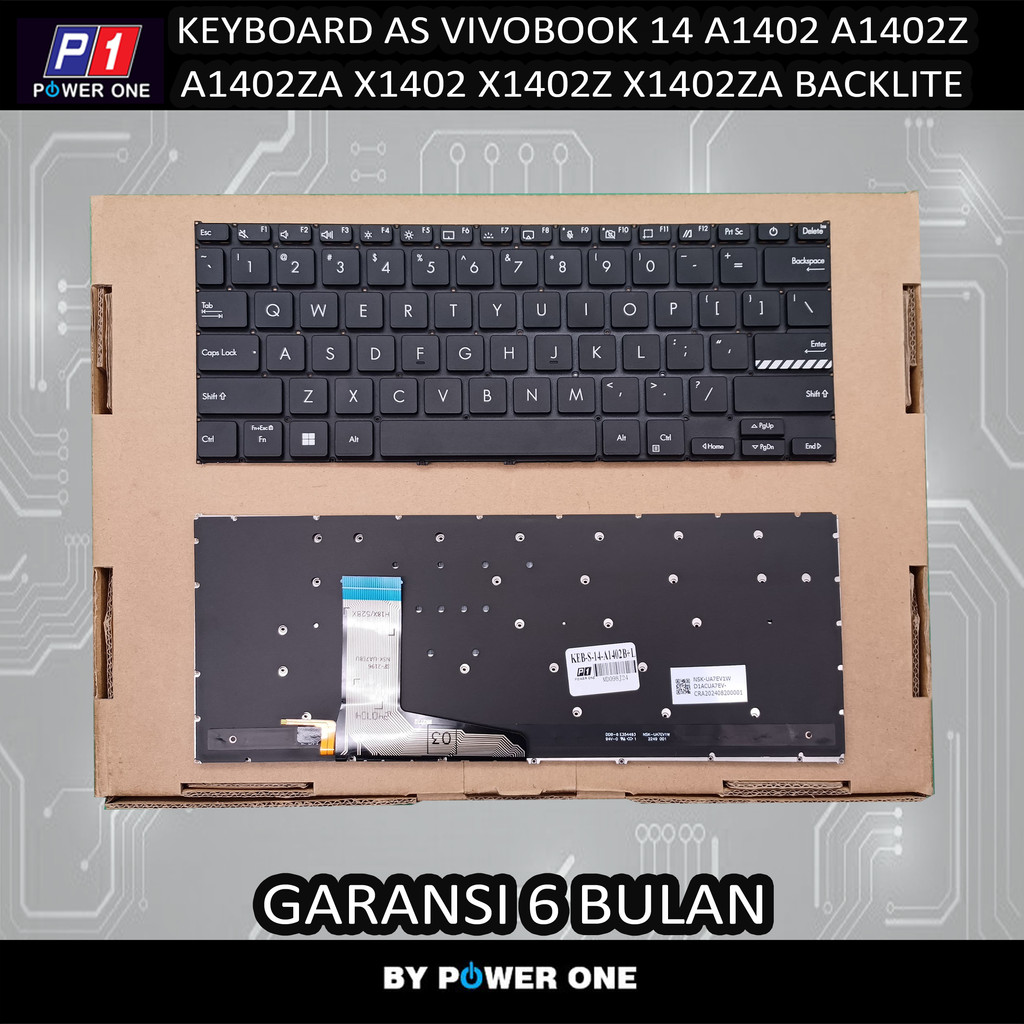 Keyboard Asus Vivobook 14 a1402 a1402z a1402za Backlite