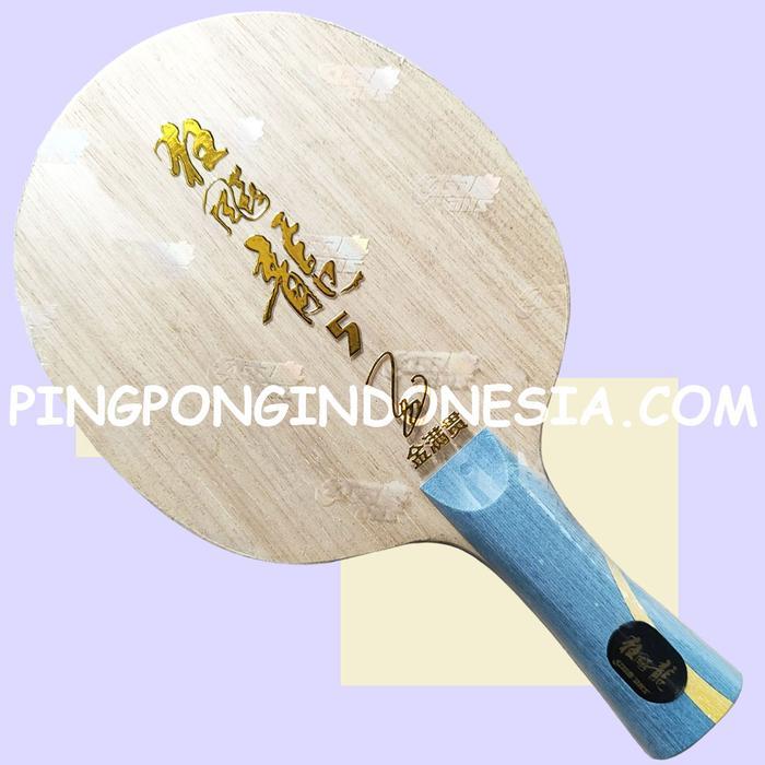 DHS HURRICANE MA LONG 5 GOLDEN SLAM - BLADE KAYU PINGPONG TENIS MEJA BAT BET V 5 MA LONG SPECIAL