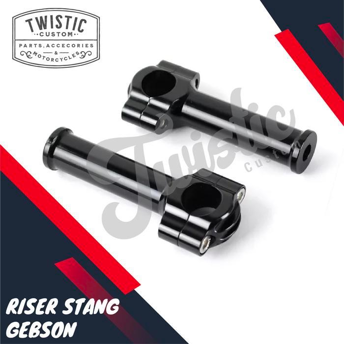 Raiser Riser Peninggi Stang Gebson Motor Chopper Bobber Universal