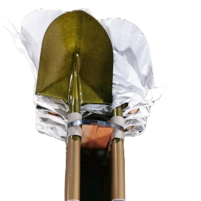 SEKOP PASIR CAP MATA GAGANG KAYU PAPAK DAN LANCIP CARL SCHLIEPER ASLI