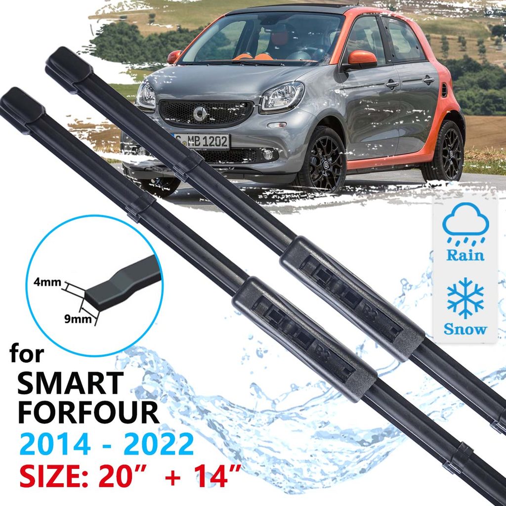 Car Front Wiper Blade For Smart ForFour W453 C453 A453 2014 2015 2016
