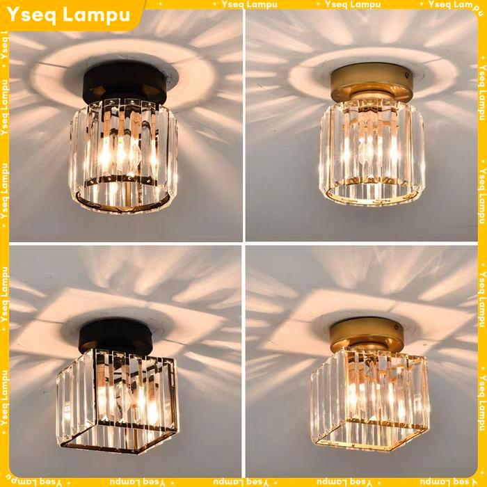 Lampu Kristal Plafon Lampu Plafon Kaca Minimalis Lampu Plafon Kristal Modern Lampu Plafon Ceiling