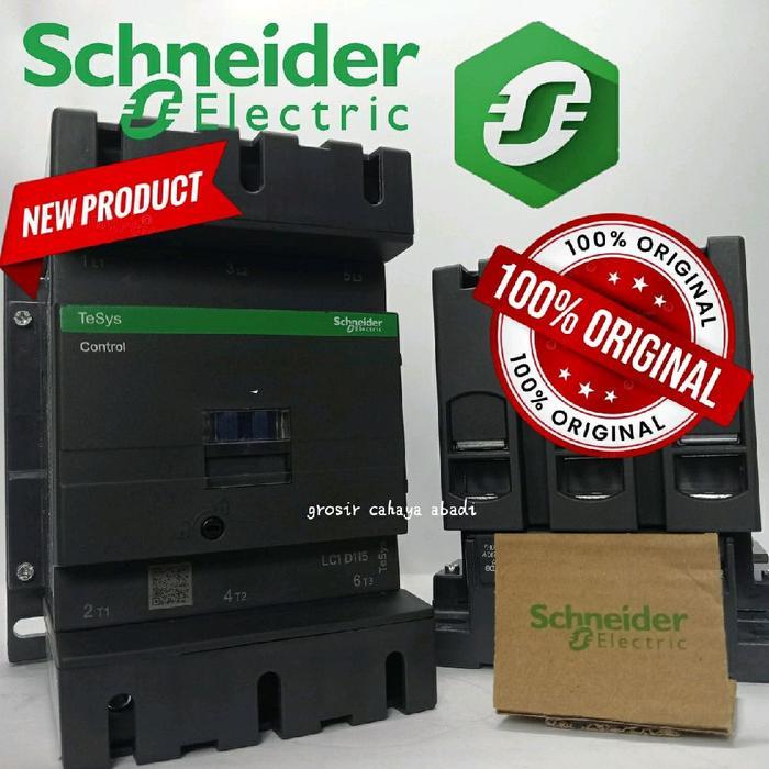 CONTACTOR SCHNEIDER 115A LC1D115M7 3PHASE 220VAC/KONTAKTOR SCHNEIDER LC1D115M7 KONTAKTOR SCHNEIDER