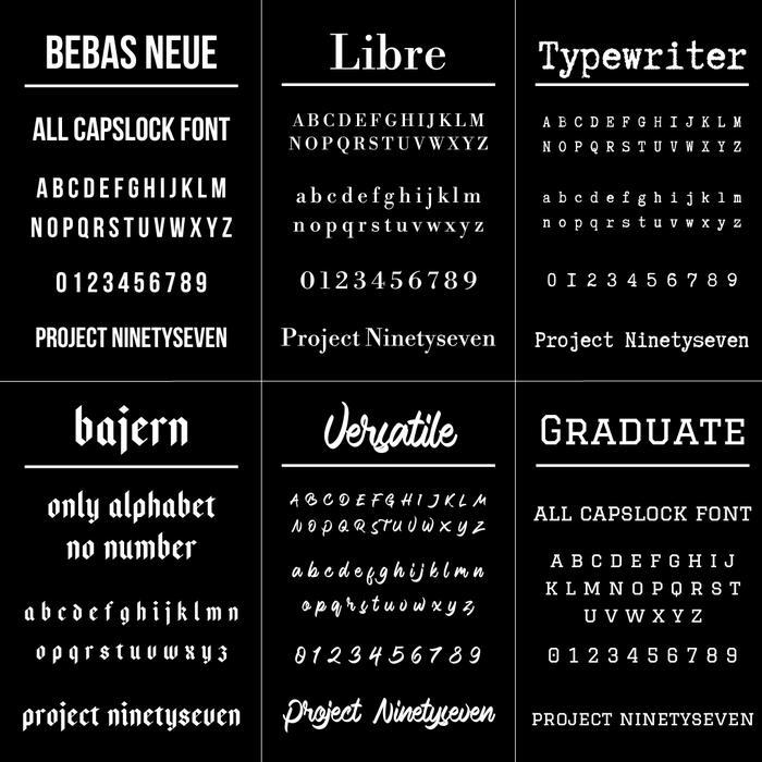 PROJECT NINETYSEVEN - VORTEX Bracelet - Gelang Pria Bebas Ukir Nama, Gelang Kulit, Titanium, Anti