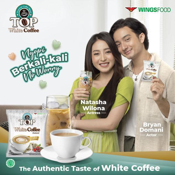rxi7- Top Coffee Kopi Instant White 21G Isi 10Pcs X5