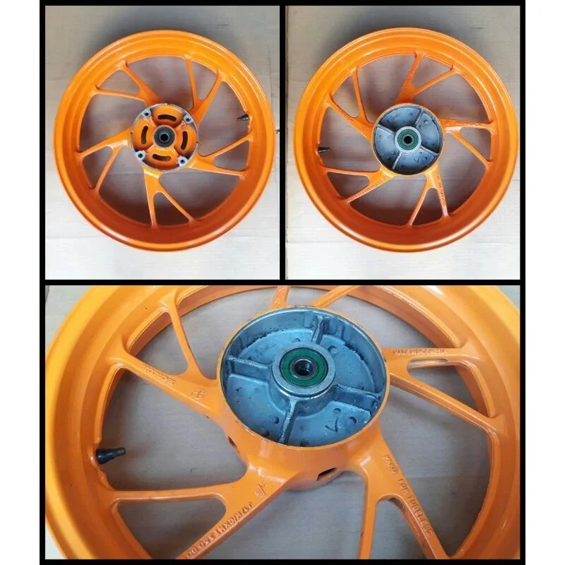 Velg Belakang Honda ALL New CBR 150R Oren Repsol Facelift Streetfire Original AHM
