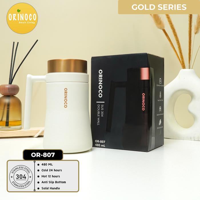 rsob- Orinoco Mug Gelas Stainless Tahan Panas & Dingin 480 Ml Mug Tumbler Vacuum Flask
